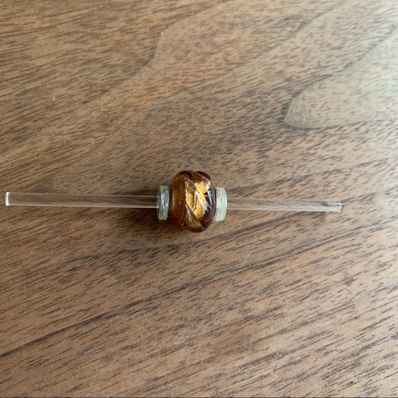 Persona amber gold bead charm - Picture 2 of 2